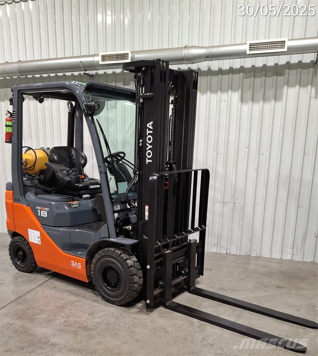 Toyota 02-8FGF18 Gázüzemű targoncák