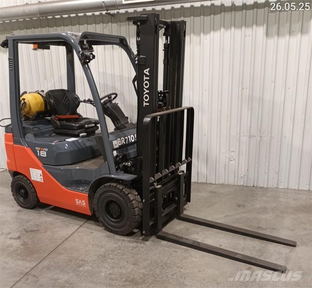 Toyota 02-8FGF18 Gázüzemű targoncák