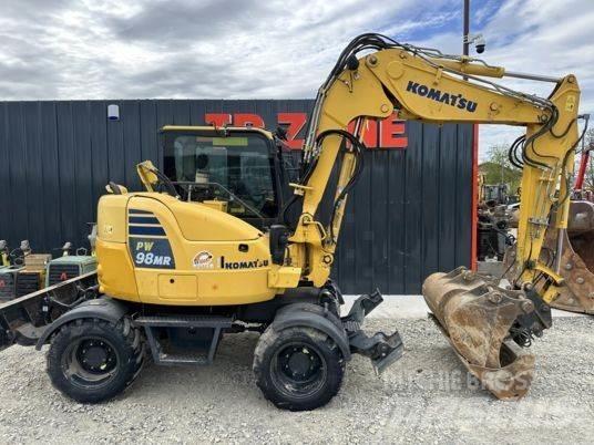 Komatsu PW98MR-10 Gumikerekes kotrók
