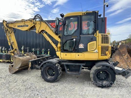 Komatsu PW98MR-10 Gumikerekes kotrók