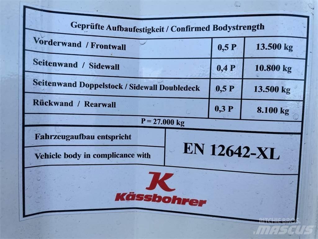 Kässbohrer SBT Dobozos félpótkocsik