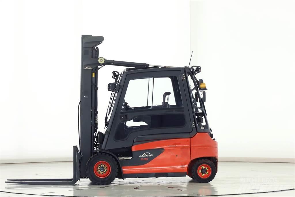 Linde E35L-01 Elektromos targoncák