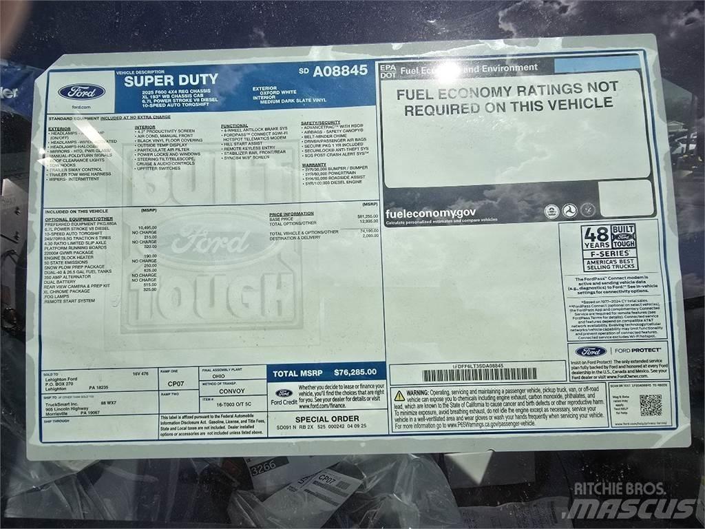 Ford F600 Billenő teherautók