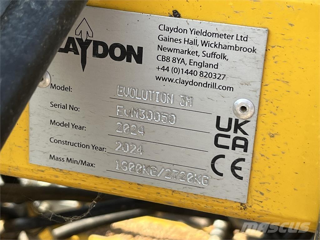 Claydon 3M EVO Egyéb mezőgazdasági gépek