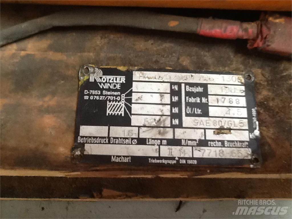 Faun RTF 30 winch Daru tertozékok és felszerelések