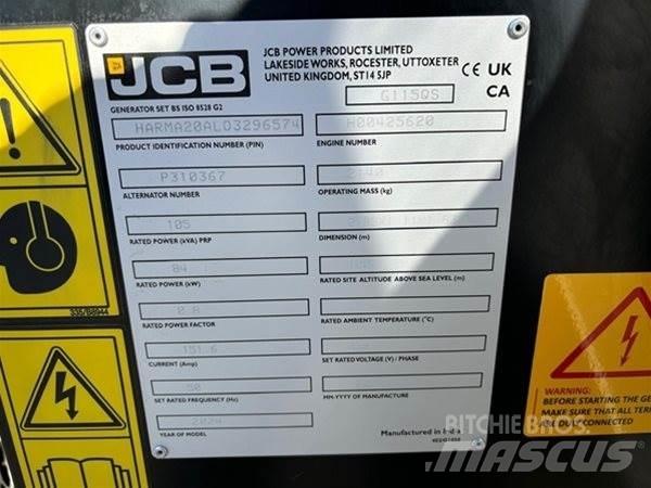 JCB G115QS Beton tartozékok