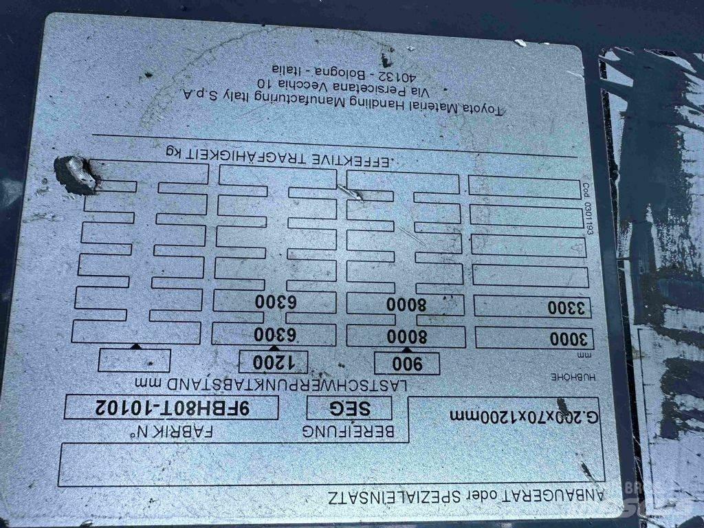 Toyota 9FBH80T Elektromos targoncák