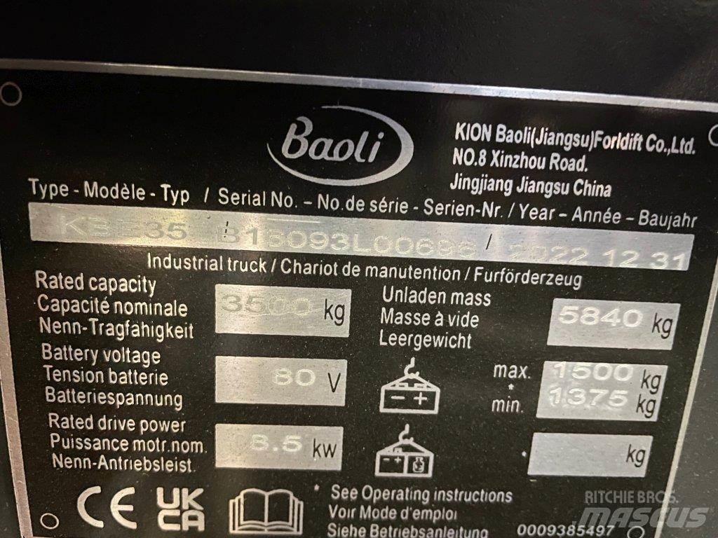 Baoli KBE35 Elektromos targoncák