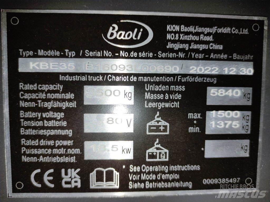 Baoli KBE35 Elektromos targoncák