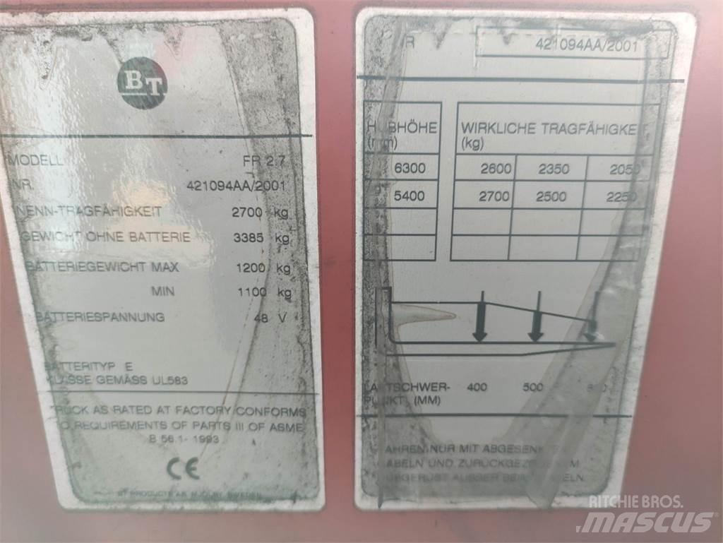 BT FR2-7 Tolóoszlopos négyutas targonca