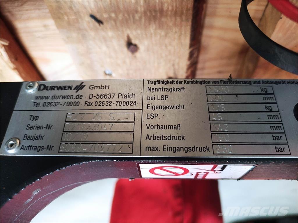 Durwen RZV 25 S Anyagmozgatás - Egyebek