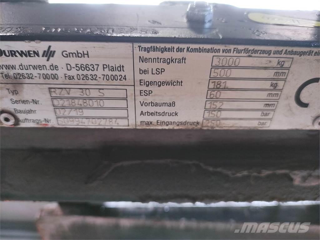 Durwen RZV 30S Anyagmozgatás - Egyebek