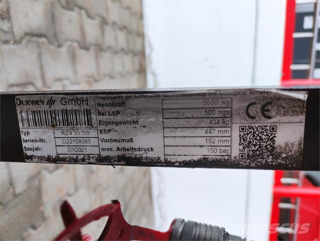 Durwen RZV 35 GS Anyagmozgatás - Egyebek