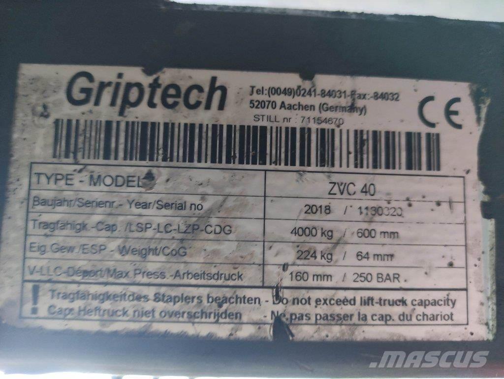 Griptech ZVC 40 Anyagmozgatás - Egyebek