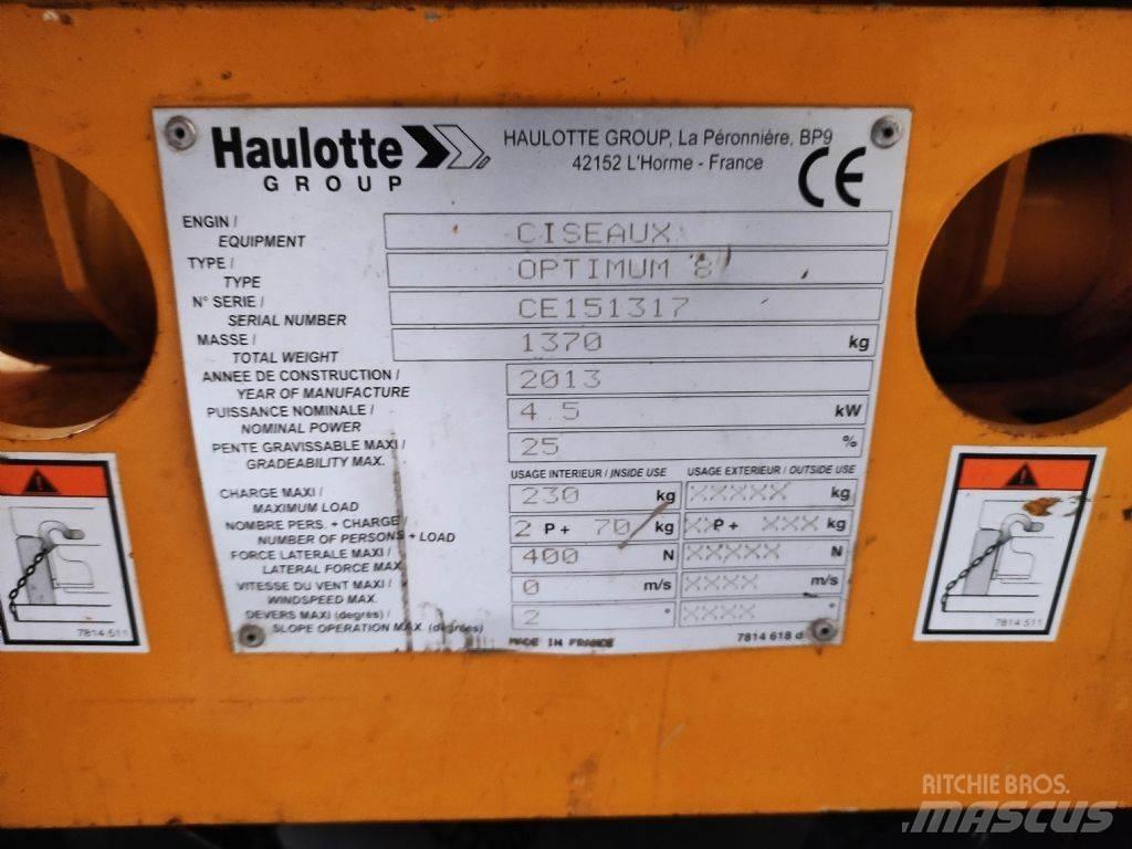 Haulotte OPTIMMM8 Ollós emelők