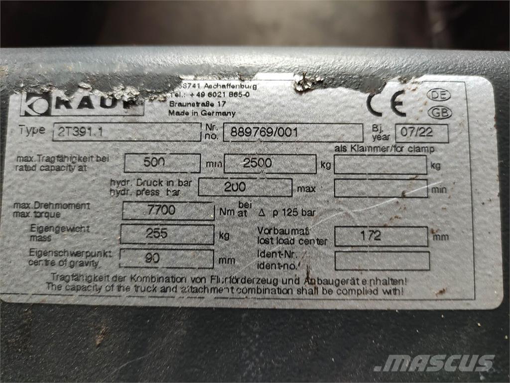 Kaup 2T391.1 Anyagmozgatás - Egyebek