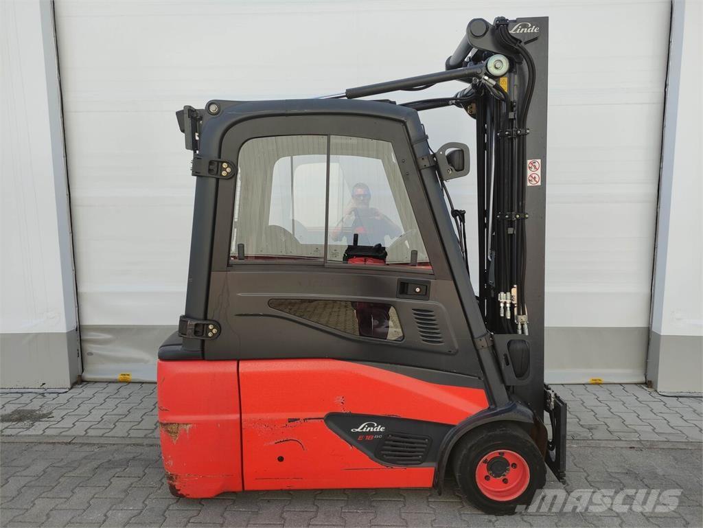 Linde E18L-02-386 Elektromos targoncák