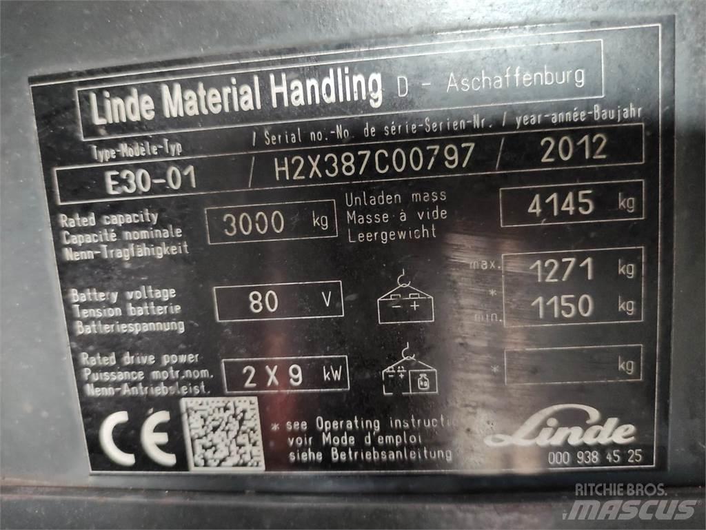 Linde E30-01-387 Elektromos targoncák