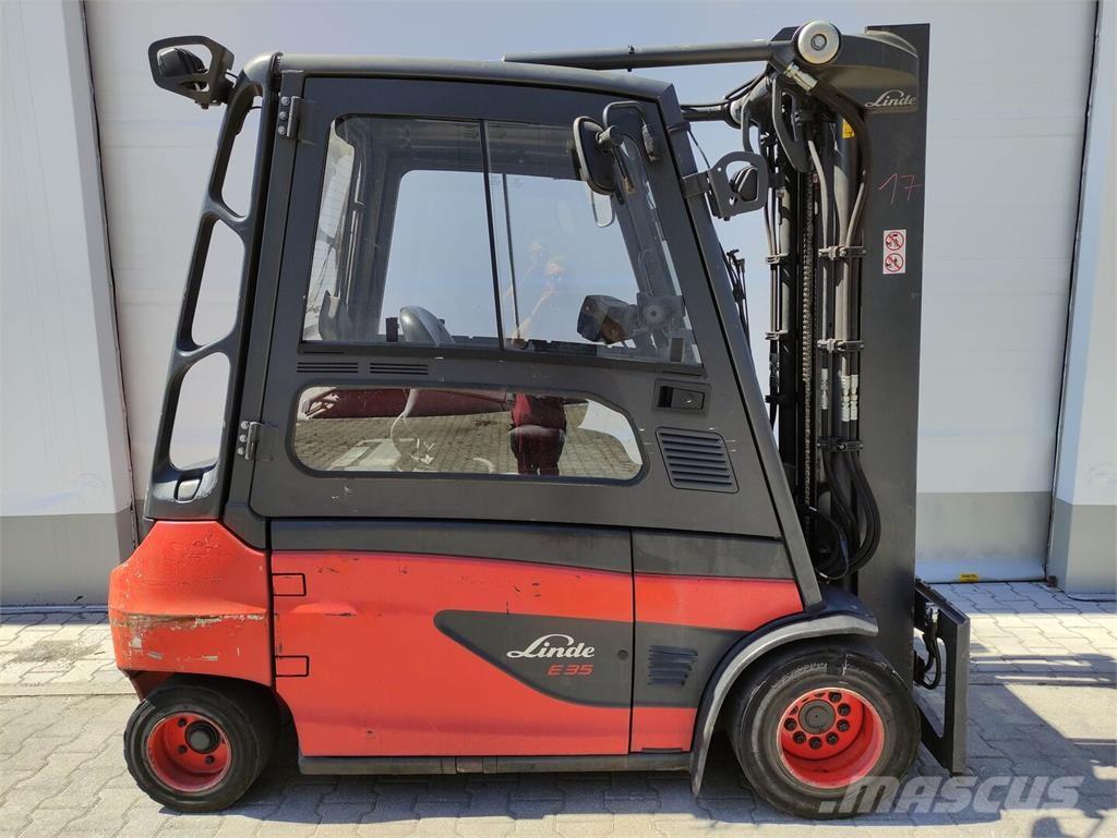 Linde E35L-01-387 Elektromos targoncák
