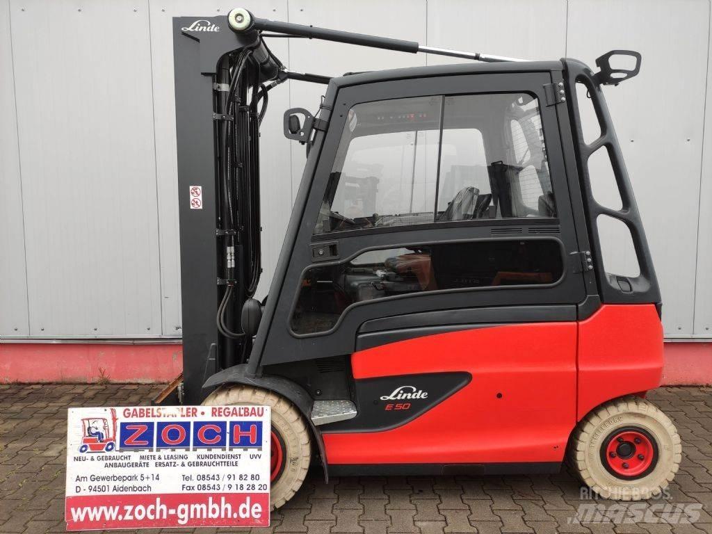Linde E50HL-01-388 Elektromos targoncák