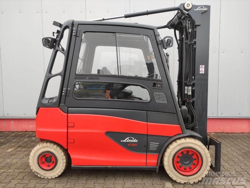 Linde E50HL-01-388 Elektromos targoncák