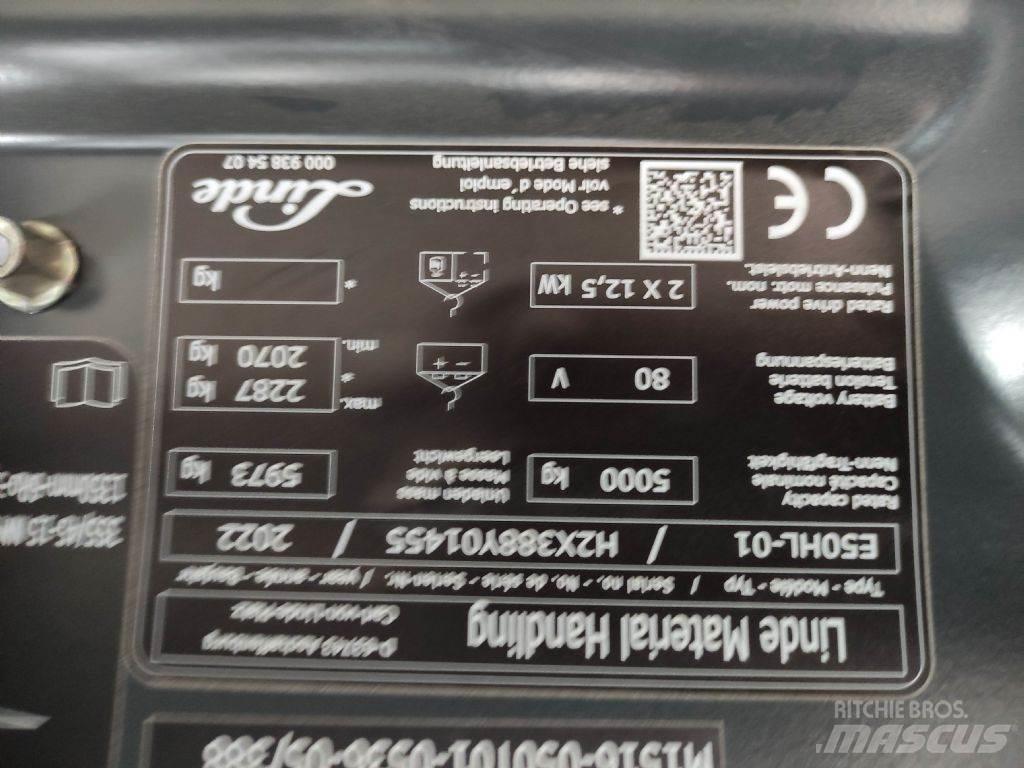 Linde E50HL-01-388 Elektromos targoncák