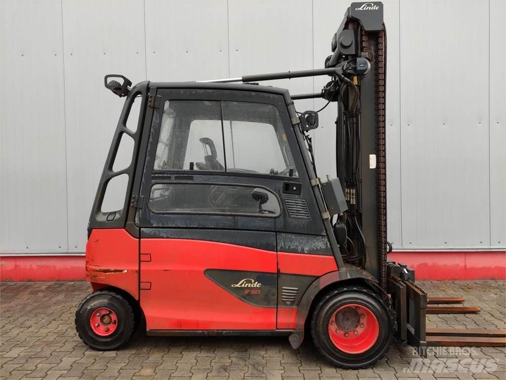 Linde E50HL-01-388 Elektromos targoncák