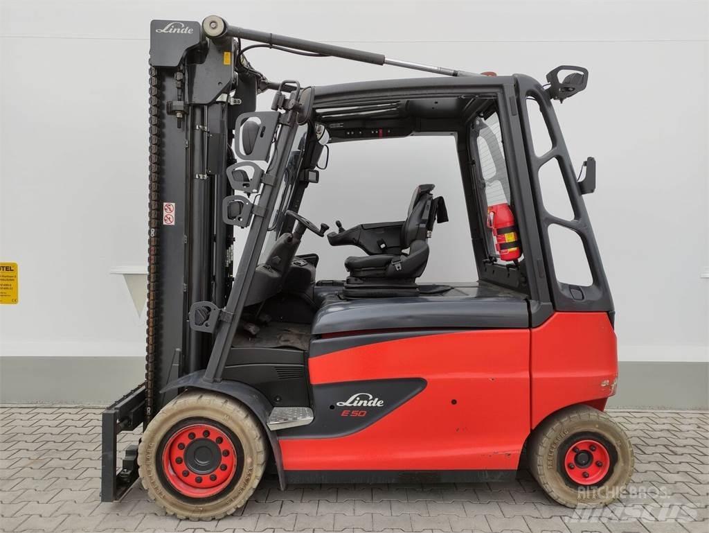Linde E50HL-01-388 Elektromos targoncák
