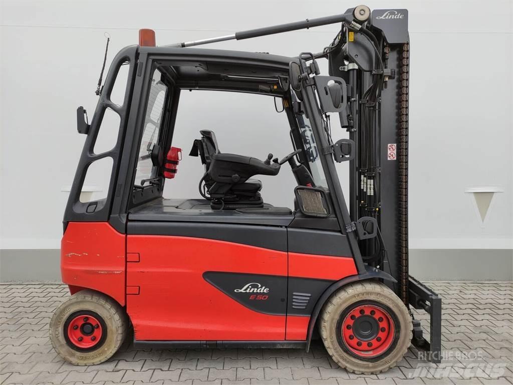 Linde E50HL-01-388 Elektromos targoncák
