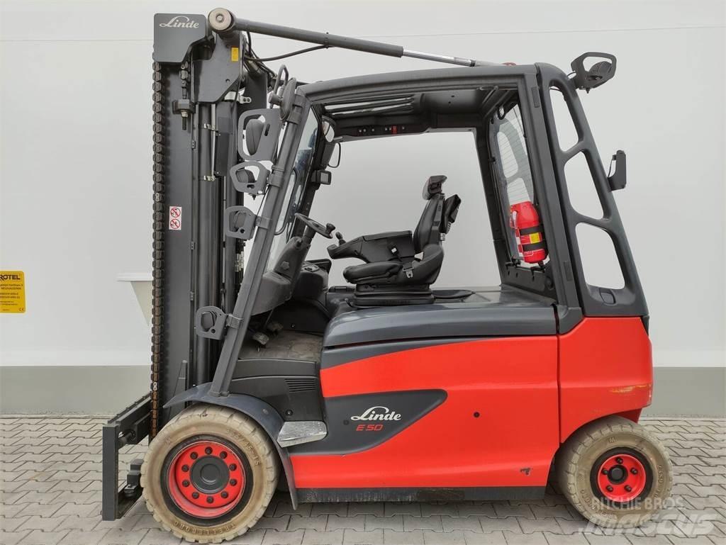 Linde E50HL-01-388 Elektromos targoncák