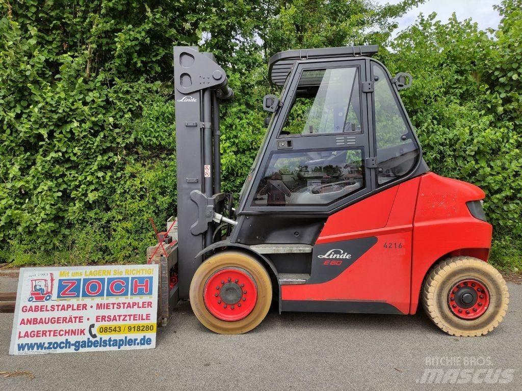 Linde E60-01-127 Elektromos targoncák