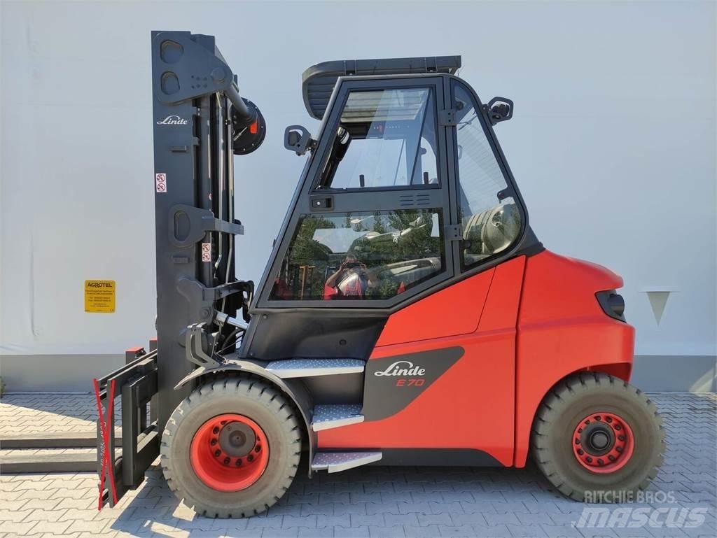 Linde E70-01-127 Elektromos targoncák