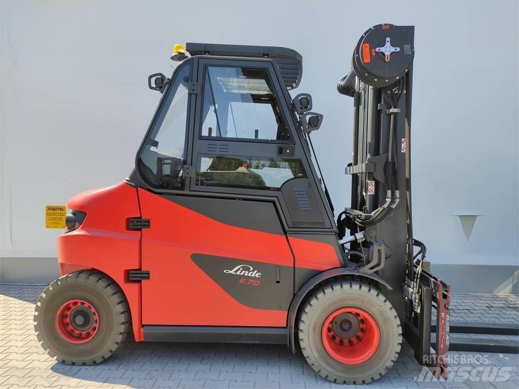 Linde E70-01-127 Elektromos targoncák