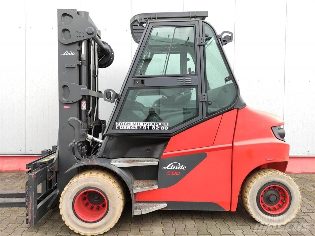 Linde E80-01-127 Elektromos targoncák