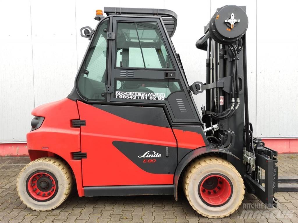 Linde E80-01-127 Elektromos targoncák