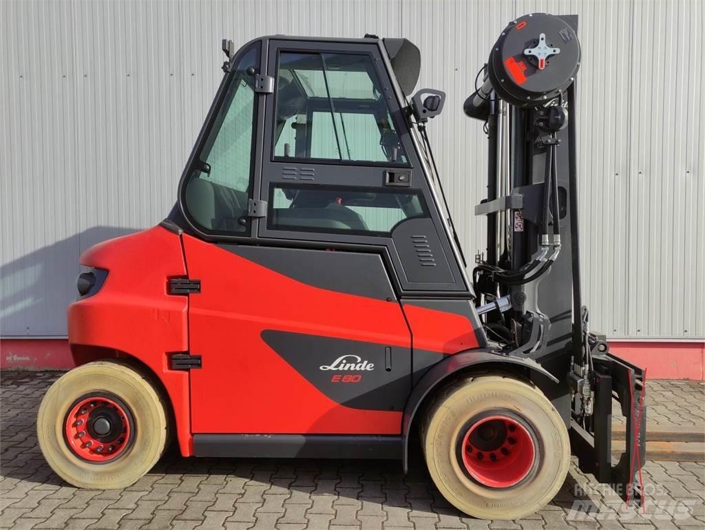 Linde E80-01-127 Elektromos targoncák