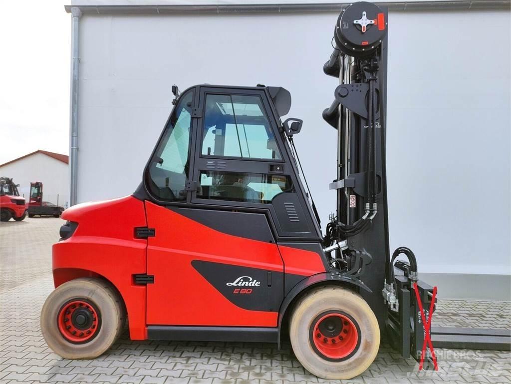 Linde E80-01/900 Elektromos targoncák