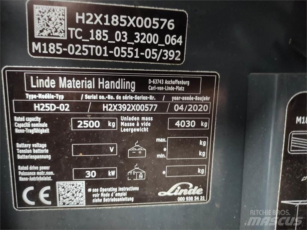 Linde H25D-02-392 EVO Dízel targoncák