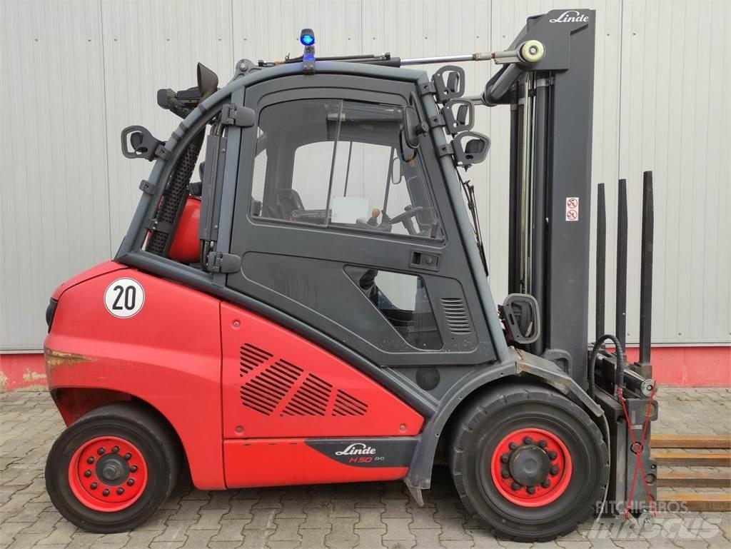 Linde H50T-02-394 EVO Gázüzemű targoncák