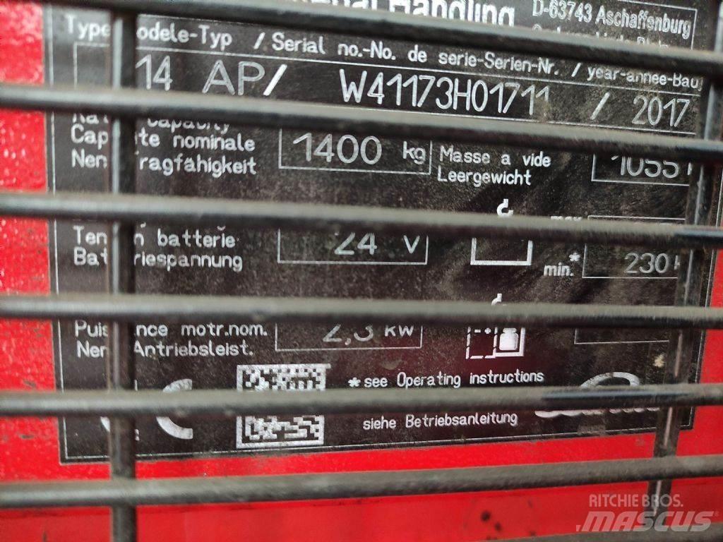 Linde L14APi Gyalogkíséretű targonca