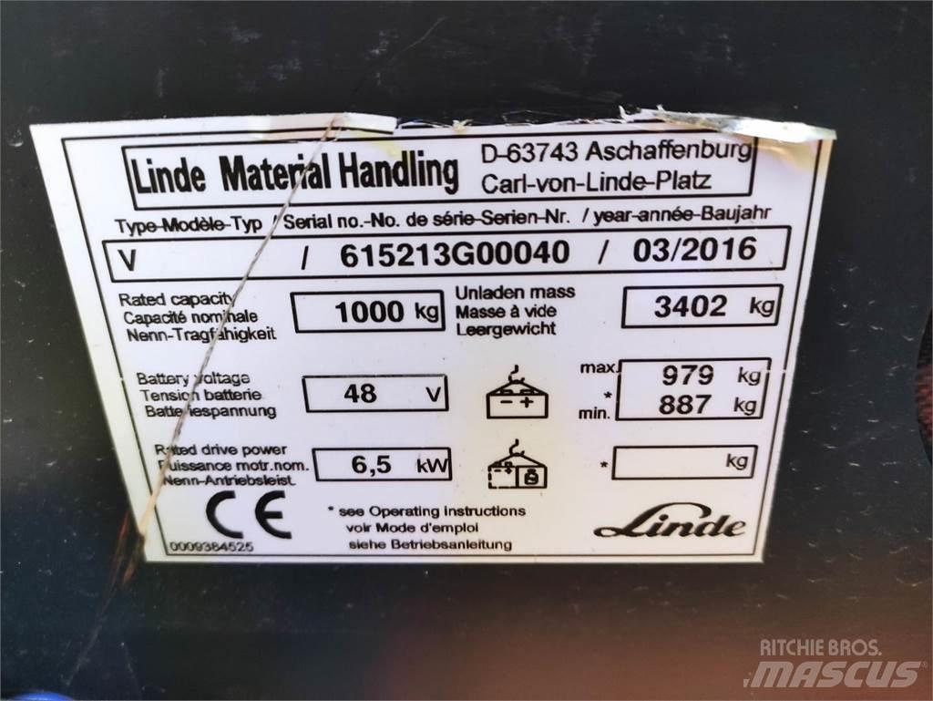 Linde V12 Komissiózó magas emelésű targonca