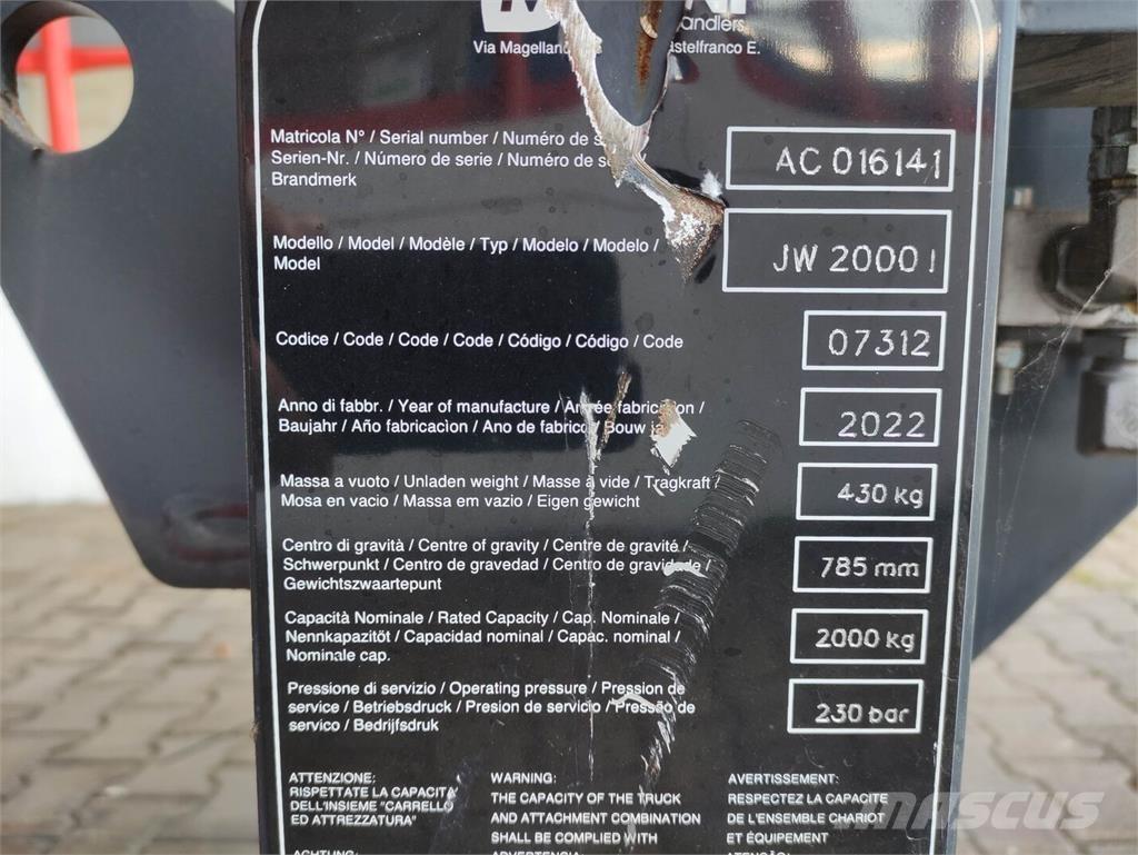 Magni JW2000 Anyagmozgatás - Egyebek