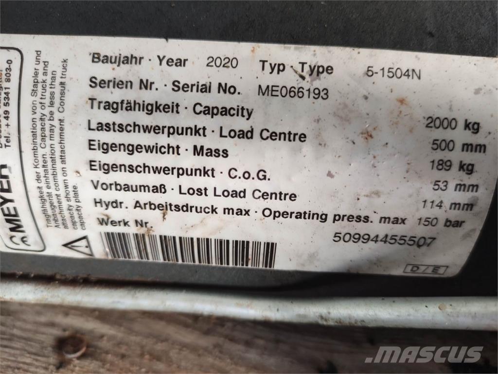 Meyer 5-1504N Anyagmozgatás - Egyebek