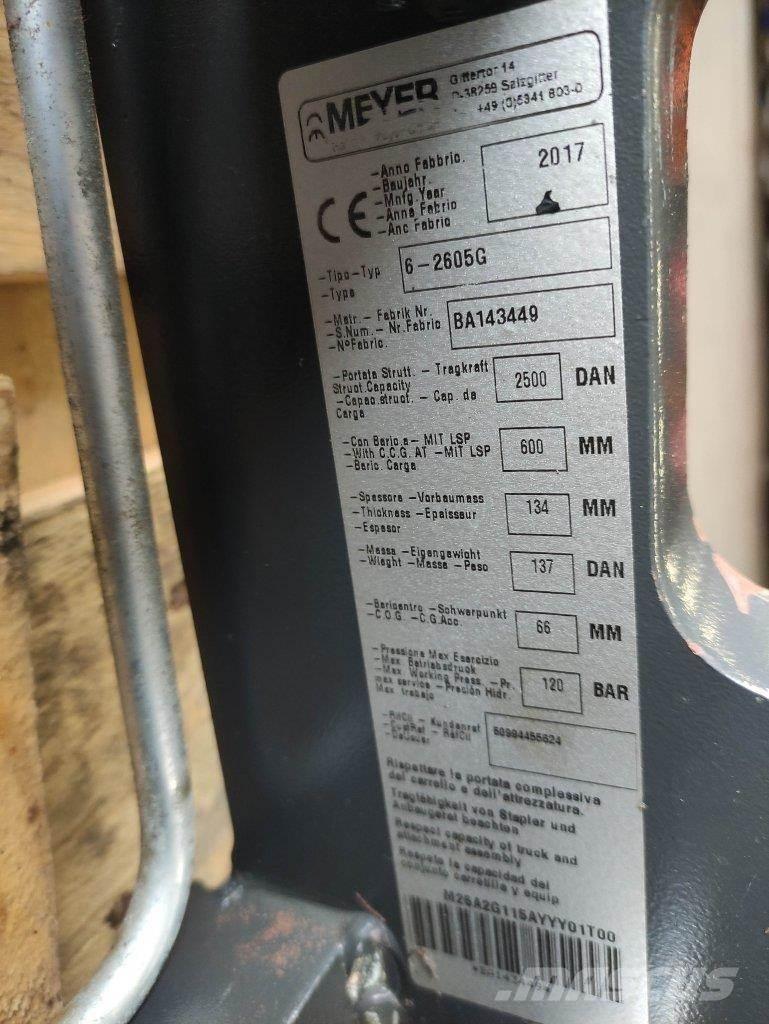 Meyer 6-2605G Anyagmozgatás - Egyebek