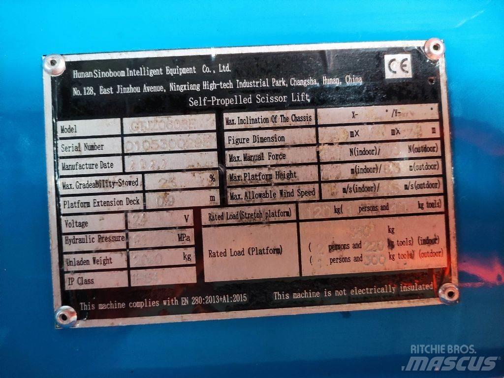 Sinoboom 2132E/GTJZ0608E Ollós emelők
