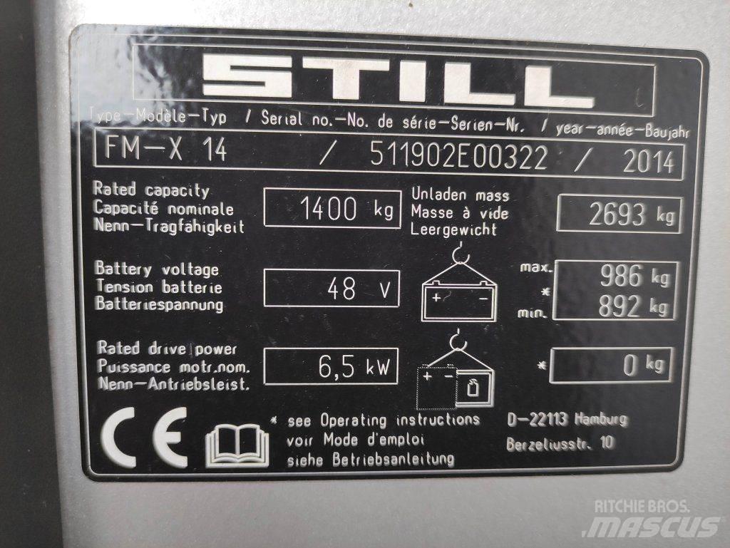 Still FM-X-14 Tolóoszlopos targonca