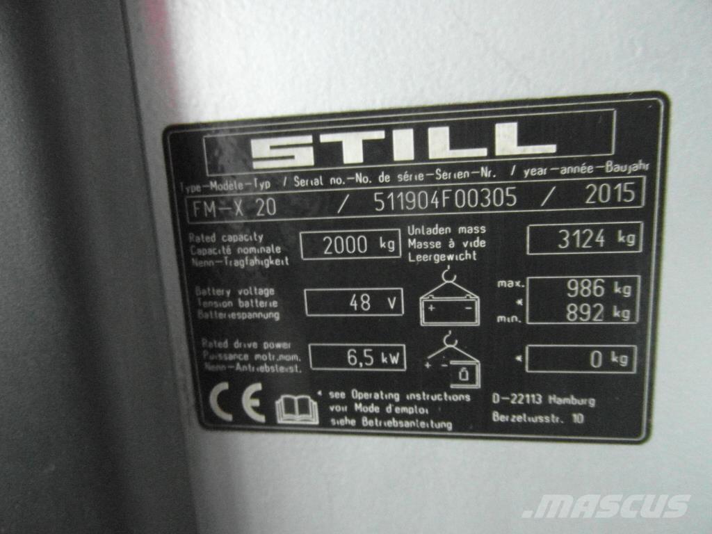 Still FM-X-20 Tolóoszlopos targonca