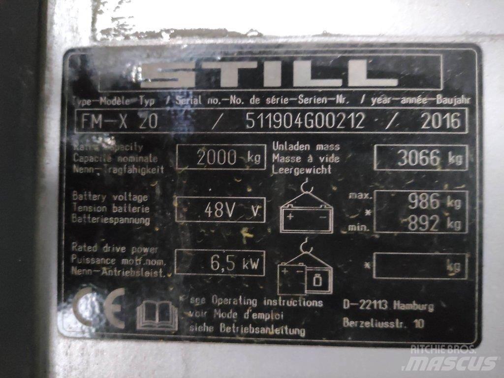 Still FM-X-20 Tolóoszlopos targonca