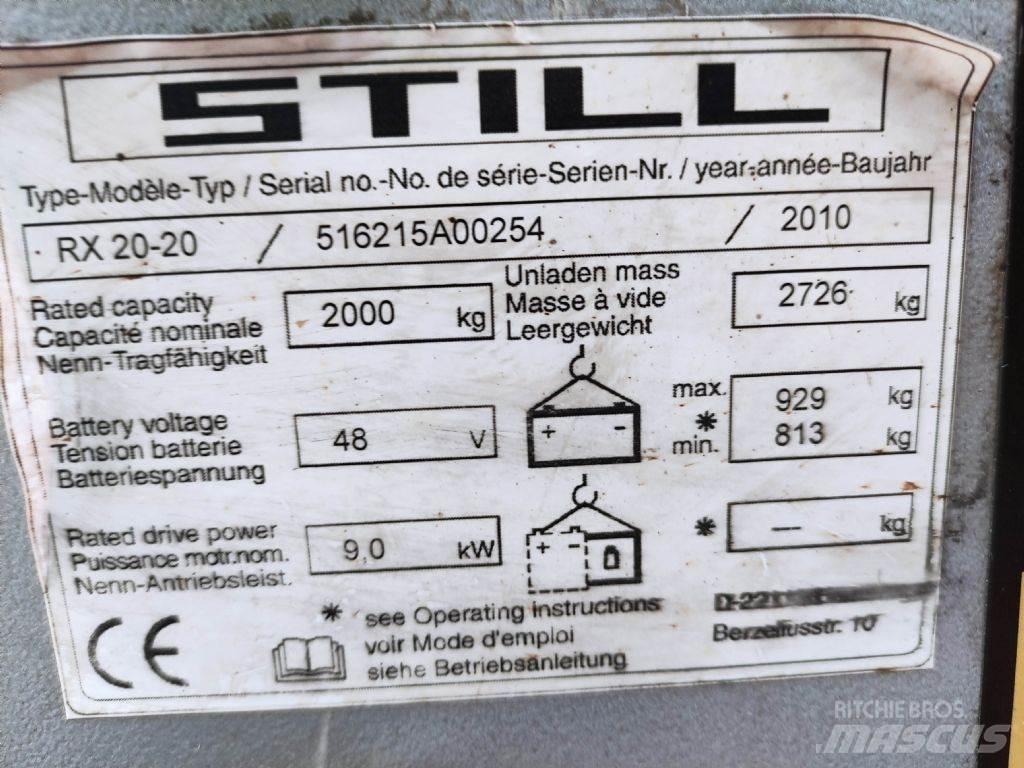 Still RX20-20 Elektromos targoncák