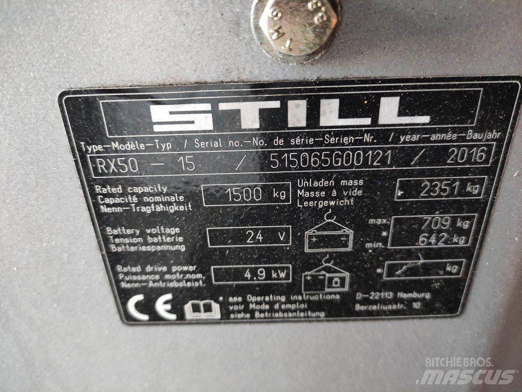 Still RX50-15 Elektromos targoncák